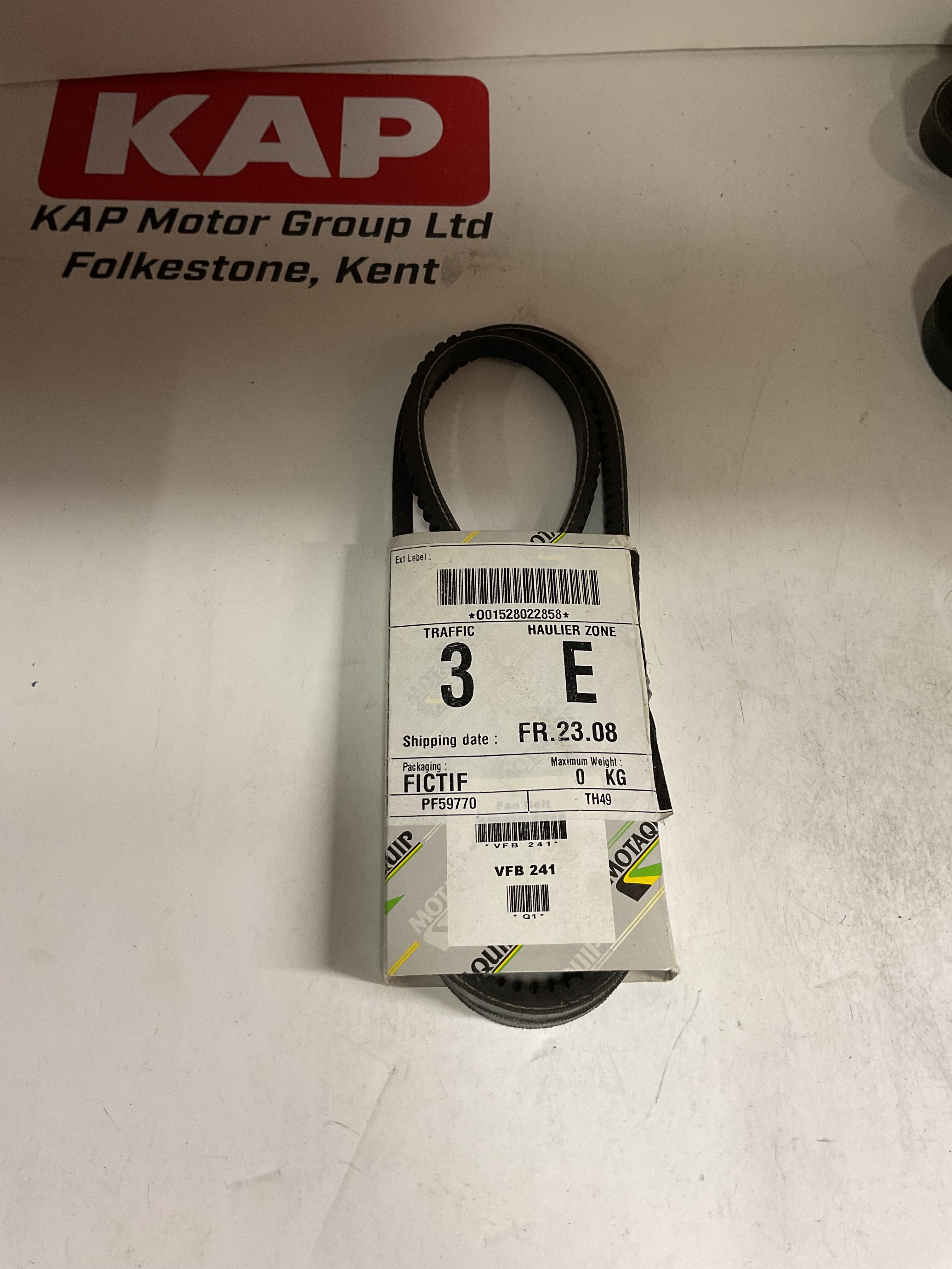 MOTAQUIP M:Str Belt VFB241
