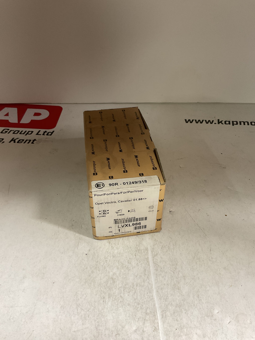 MOTAQUIP M:4 Fr Br Pads LVXL986