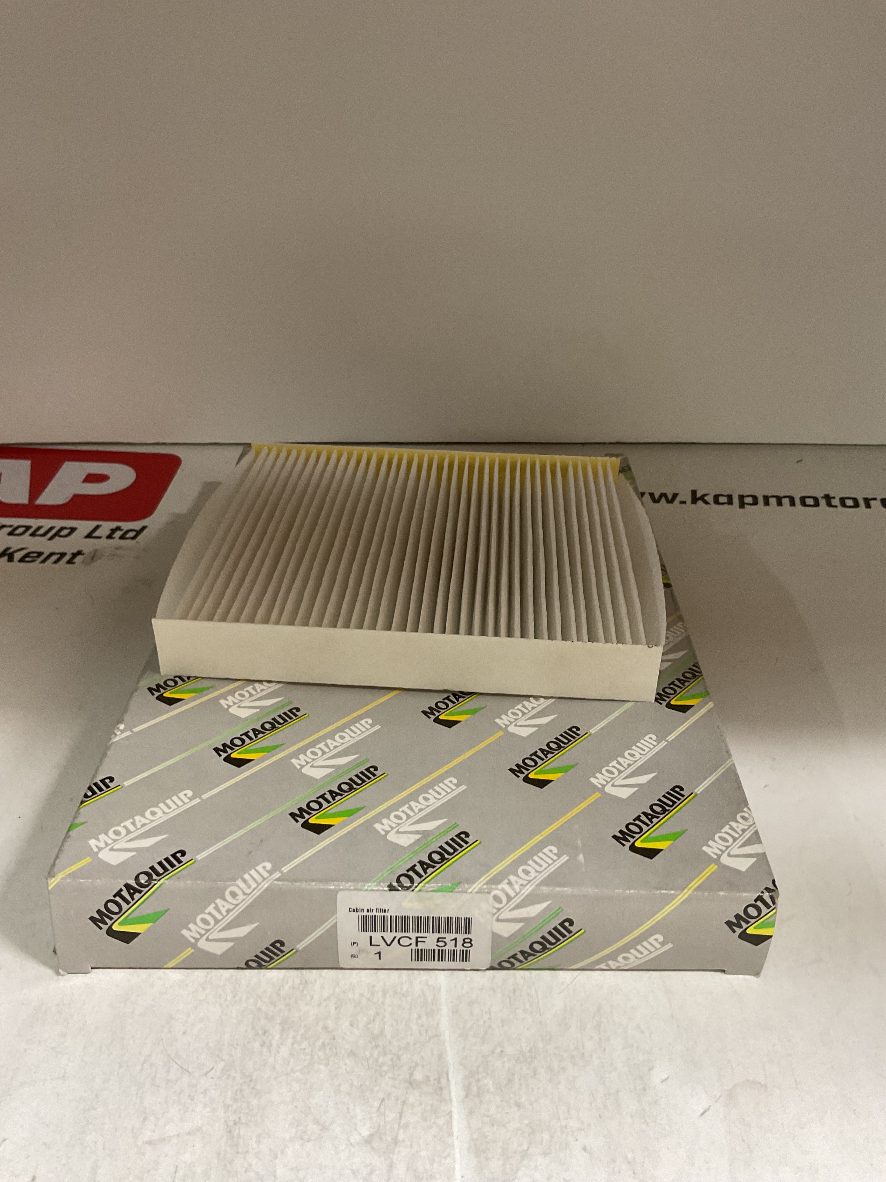 MOTAQUIP Cabin Filter LVCF518